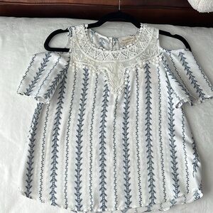 COPY - Girls Cold Shoulder Top by Blu Pepper Size XL